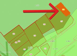 Продается земельный участок, 6 сот., деревня Касимово, Нагорная улица, 14