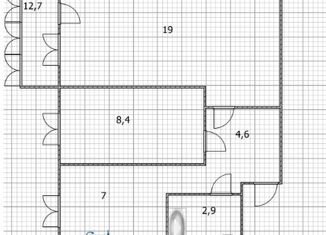 2-ком. квартира на продажу, 45 м2, Уфа, Дёмский район, Дагестанская улица, 19