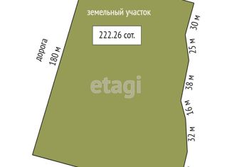 Продается земельный участок, 222.26 сот., Голубинское сельское поселение