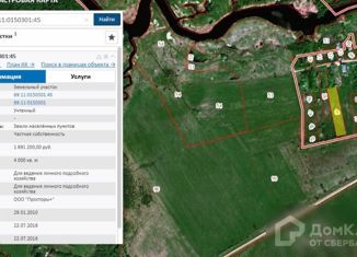 Продаю земельный участок, 15 сот., село Капшино, Речная улица