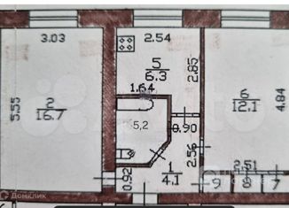 Продаю 2-комнатную квартиру, 44.2 м2, Санкт-Петербург, Гвардейская улица, 18к1