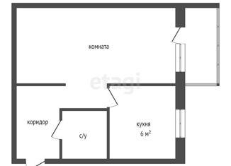 Продажа однокомнатной квартиры, 31.1 м2, Красноярский край, улица Щорса, 4