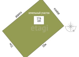 Продается участок, 17.6 сот., деревня Калугина