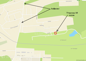 Продается участок, 10 сот., посёлок Минино, Южная улица