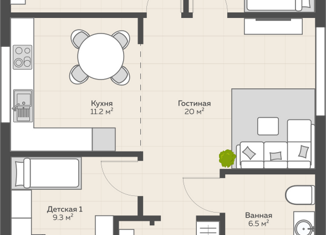 Продам дом, 86 м2, деревня Каменное, Пихтовая улица, 2