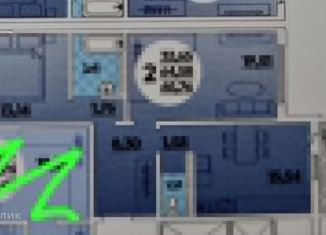 Продается двухкомнатная квартира, 65 м2, Новороссийск, улица Алексея Матвейкина, 4, ЖК Уютный