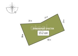 Земельный участок на продажу, 13.2 сот., садоводческое некоммерческое товарищество Вита