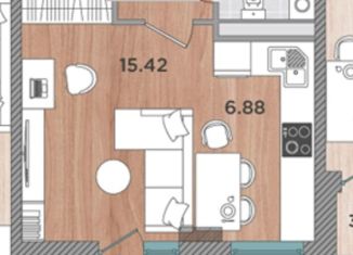 Продаю однокомнатную квартиру, 33 м2, Темрюк, Дальняя улица, 30