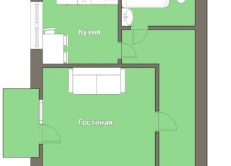Продается 1-комнатная квартира, 30.8 м2, Челябинск, Огневая улица, 20, Советский район