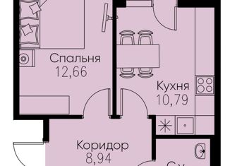 Продам однокомнатную квартиру, 39.65 м2, Ленинградская область, улица Шувалова, 35