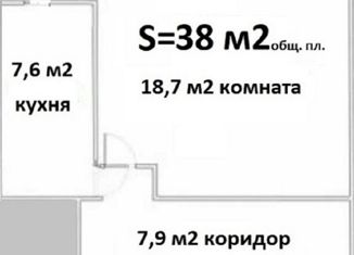 Продаю 1-ком. квартиру, 38 м2, Санкт-Петербург, проспект Косыгина, 7к1, проспект Косыгина