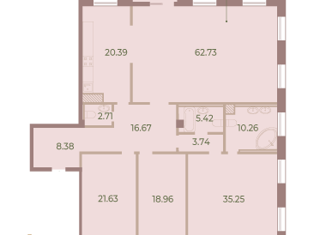 Продажа четырехкомнатной квартиры, 208.4 м2, Санкт-Петербург, Петровский проспект, 9, метро Крестовский остров