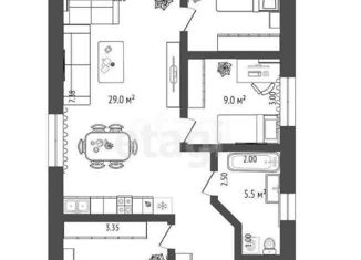Дом на продажу, 90 м2, посёлок Горный (Мостовской сельсовет)