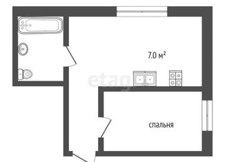 Продаю двухкомнатную квартиру, 31.7 м2, коттеджный поселок Еланчик, коттеджный поселок Еланчик, 1