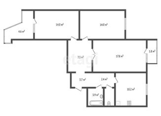 Продам трехкомнатную квартиру, 73.3 м2, Москва, Балаклавский проспект, 48к1, метро Зюзино