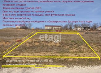 Продаю участок, 12 сот., село Равнополье