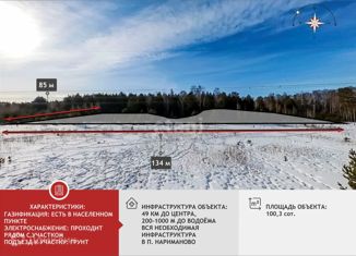 Продам земельный участок, 100.29 сот., деревня Нариманова, Центральная улица, 5