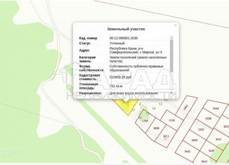 Продам участок, 6 сот., Мирновское сельское поселение