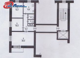 Продажа трехкомнатной квартиры, 58.6 м2, Магнитогорск, проспект Карла Маркса, 156