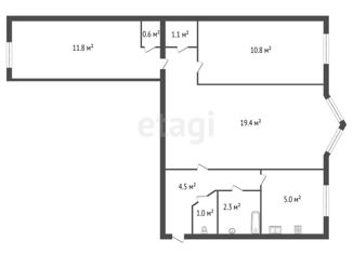 Продажа 3-ком. квартиры, 56.5 м2, посёлок Шушары, ЖК Босфор, Школьная улица, 6к2