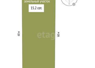 Продается земельный участок, 15.2 сот., СНТ Солнышко, Рябиновая улица