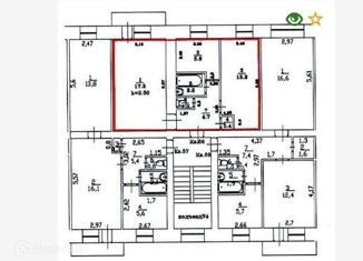 Продается 2-ком. квартира, 44 м2, Балахна, переулок Фрунзе, 2