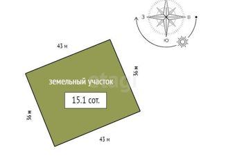 Продаю земельный участок, 15.1 сот., городское поселение Емельяново