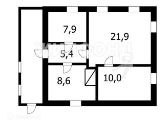 Продажа дома, 53.8 м2, станция Мочище, Советская улица
