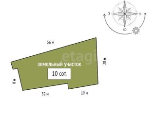 Продажа земельного участка, 10 сот., посёлок Солонцы, 4-я улица, 13