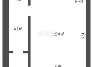 Продается офис, 32 м2, Омск, Мельничная улица, Кировский округ