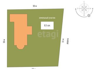 Продаю дом, 103 м2, село Красная Горка, улица Старая деревня