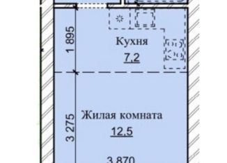 Продам квартиру студию, 29 м2, рабочий поселок Южный, улица Герцена, 17