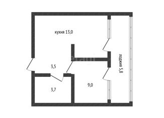 Продажа 1-комнатной квартиры, 29.5 м2, Краснодар, ЖК Самолёт-3, улица Ивана Беличенко, 85