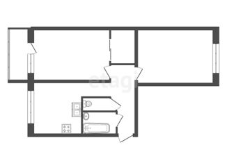 Продается 2-комнатная квартира, 44.8 м2, Санкт-Петербург, Гражданский проспект, 117к3, Калининский район