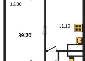 Продается 1-комнатная квартира, 39 м2, Краснодар, улица Садовое Кольцо, 3, улица Садовое Кольцо