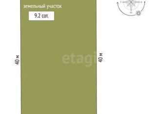 Продам земельный участок, 9.2 сот., село Тюнево
