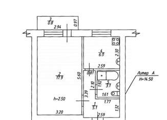 Продается однокомнатная квартира, 32.1 м2, Нурлат, Московская улица, 5