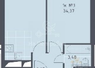 Продажа 1-комнатной квартиры, 34.7 м2, деревня Раздоры, ЖК Спутник, жилой комплекс Спутник, к14