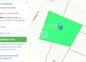 Продажа участка, 12 сот., село Манино