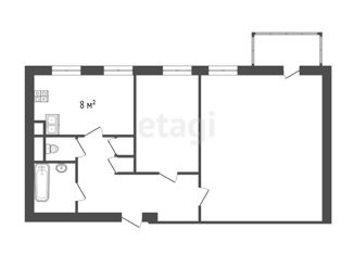 Продаю 2-ком. квартиру, 53.6 м2, Санкт-Петербург, улица Жуковского, 24, улица Жуковского