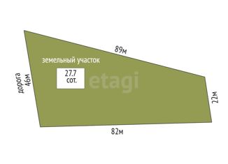 Продам земельный участок, 27.7 сот., поселок Мияги