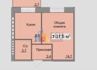 Однокомнатная квартира на продажу, 32.7 м2, сельский посёлок Ленинский, Дорожная улица, 2