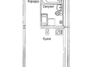 Продам 1-ком. квартиру, 29.4 м2, Екатеринбург, улица 40-летия Комсомола, 24, ЖК Восход