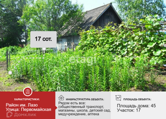 Продам дом, 45 м2, рабочий посёлок Хор, Первомайская улица, 2