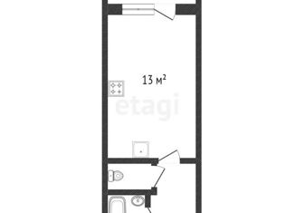 Продается квартира студия, 18 м2, Санкт-Петербург, набережная Обводного канала, 106, метро Фрунзенская