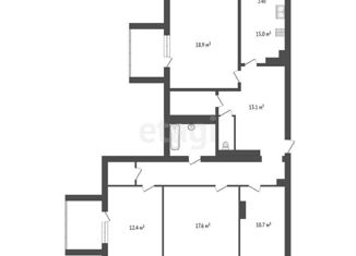 Продам 4-ком. квартиру, 128 м2, Алушта, улица Богдана Хмельницкого, 1