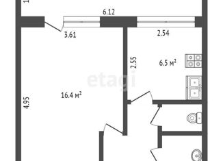 Продажа 1-комнатной квартиры, 29.7 м2, рабочий посёлок Винзили, улица Гагарина, 3