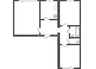 Продаю 3-ком. квартиру, 32 м2, Тюмень, улица Щербакова, 86, Центральный округ