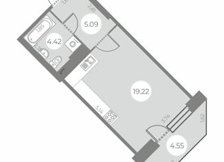 Квартира на продажу студия, 30.09 м2, Санкт-Петербург, улица Маршала Захарова, 8