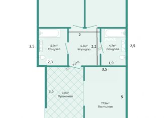 Продается двухкомнатная квартира, 74.7 м2, Санкт-Петербург, 15-я линия Васильевского острова, 84к2Б, 15-я линия Васильевского острова